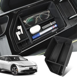 KOLOME KOLOME Mittelkonsole Aufbewahrungsbox Kompatibel Fr 2021 2022 2023 2024 2025 EV6 Armlehne Organizer Aufbewahrungsbox (Mittelkonsole Aufbewahrungsbox)