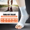 【6 Pares】Calcetines de Compresión Mujer y Hombre L/XL - Soporte