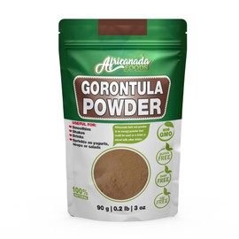 Africanada Foods Gorontula Powder | Snack, Mixes, Drinks Smoothies, Yogurt, Salad | 90g, 0.2lb