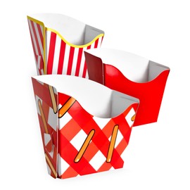 Charolas Caja Para Papas Fritas A La Francesa 3 Diseños, Botanas, Fiestas, comida, restaurante (48)