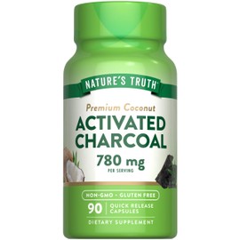 Nature's Truth Activated Charcoal Capsules | 90 Count | Non-GMO & Gluten Free Supplement