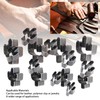 8pcs Leather Shape Punch Cutter Mold High Carbon Steel Hollow