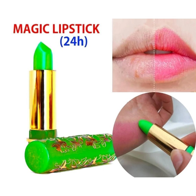 Moroccan Green Magic Lipstick 24h Long lasting pH Activated Lipstick