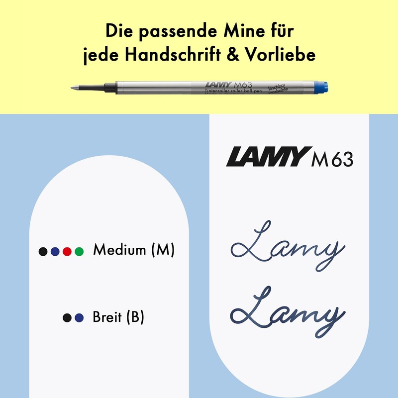 Lamy Lamy safari blue Tintenroller – zeitlos klassicher Stift mit