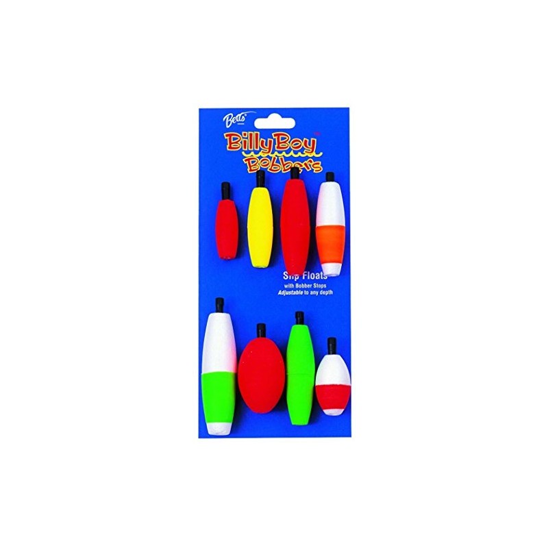 Billy Boy Betts 92 Bobbers Balsi Foam Peg Float Assortment,
