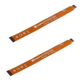 Treedix 2Pcs DSI FPC Flexible Cable Compatible with Raspberry Pi 5, Flat Ribbon Cable 200mm/7.9inch 22Pin to 15Pin 1mm Pitch 0.5mm Pitch Suitable for DSI Display Screens