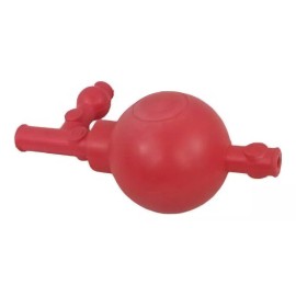 Nacional Perilla Hule Propipeta Bulbo De 3 Vías Succionador Pipeta