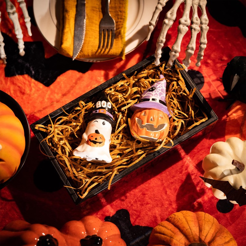 Valery Madelyn 2pcs Ceramic Halloween Decorations