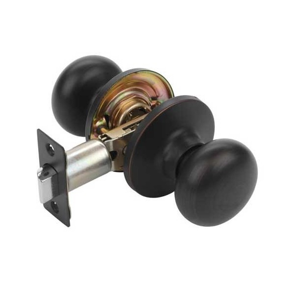 Dynasty Hardware Tahoe Knob Passage Set Aged Oil Rubbed Bronze