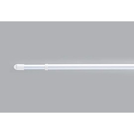 Shinei Clothesline Aluminum Telescopic Rod [2.5 m 3 m 4 m] 1.66 - 3.0 m (Rod Cap Color) White, 9.8 ft (3 m)