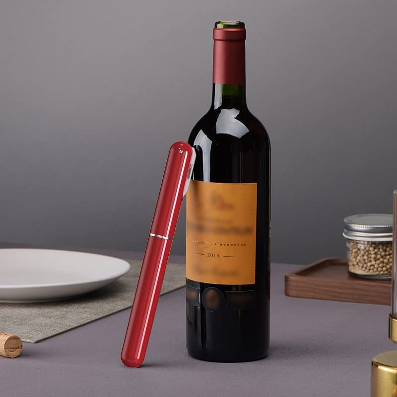 Wine Bottle Opener，IPEROT Air Pressure Wine Corkscrew With Cutting Wine