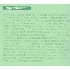 Sea Salt Scalp Scrub Exfoliating Anti-Dandruff, 3 Natural Oils and 6 Trace Herbal Extracts for Anti-Frizz and Hair Strengthening, Soothe Dry Scalp and Make Hair Shiny