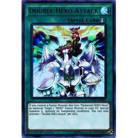Yu-Gi-Oh! - Double Hero Attack - DUPO-EN005 - Ultra Rare - 1st Edition - Duel Power