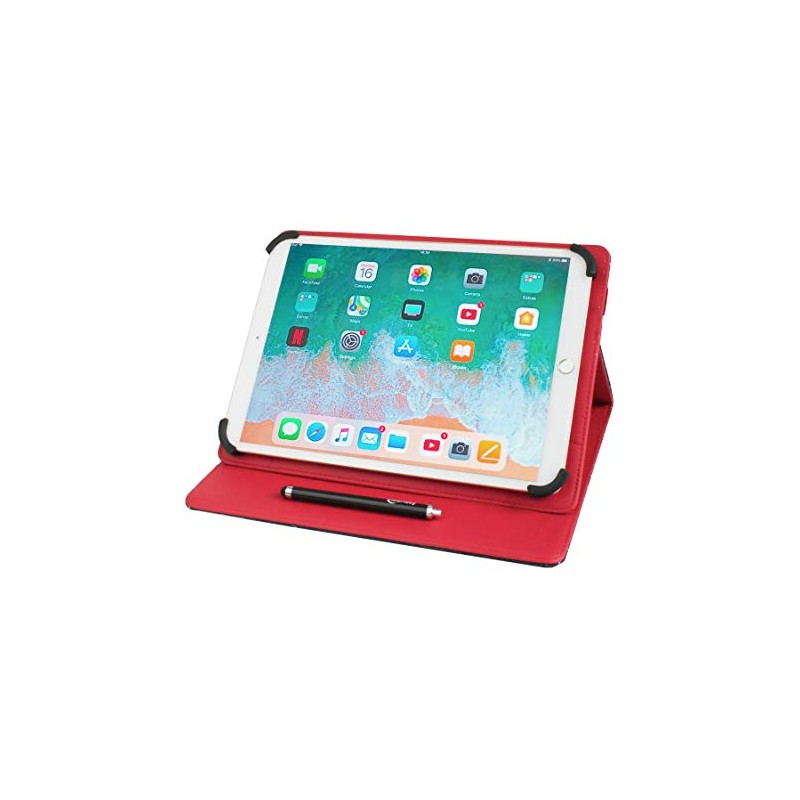 Emartbuy® Universal 9.5" - 10.1" Multi Angle Folio Wallet Case