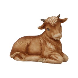 Goebel Ox Figurine, Elegant, Timeless Design, Made of Stoneware, Height 7 cm, 41-661-08-1