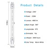 Queeplo Pack of 5 R7S Halogen Bulbs 230 W 230