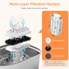 Cat Water Fountain Stainless Steel: 108oz/3.2L Cat Fountain for Drinking