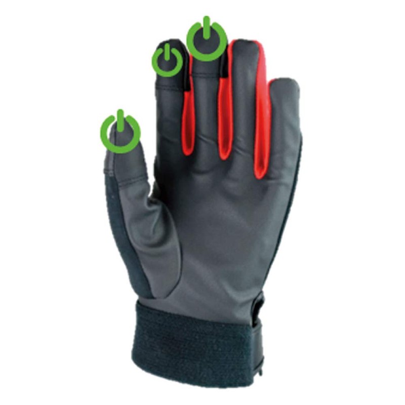 Otafuku Gloves Synthetic Leather Gloves Smartphone Compatible [Synthetic Leather Upper: