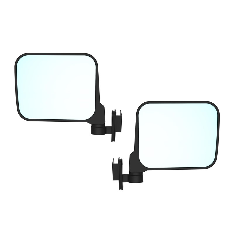 Wide Side Mirrors for Polaris Ranger XP 1000, Adjustable Clear