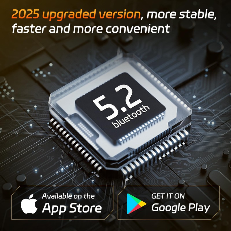 KONNWEI OBD2 Scanner Bluetooth 5.2, Wireless Car Scanner Diagnostic Tool