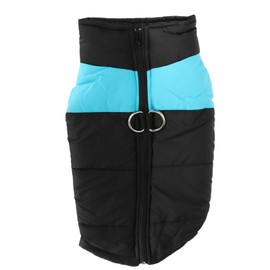 Dog Winter Jacket Autumn Winter Cute Stylish Thickened Hair Protection Pet Warm Clothes for Medium Large Dogs Blue 5XL