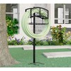 Kingson Portable Garden Hose Holder with Storage Basket - Heavy-Duty