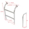 Boat Boarding Ladder 163327 | 26 3/4 Inch 2-Step Aluminum