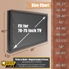IC ICLOVER Outdoor TV Cover 70-75", 600D Heavy Duty 4