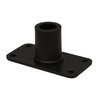 Wise 6015 Single Flush Mount for Wise Rod Tender, Black