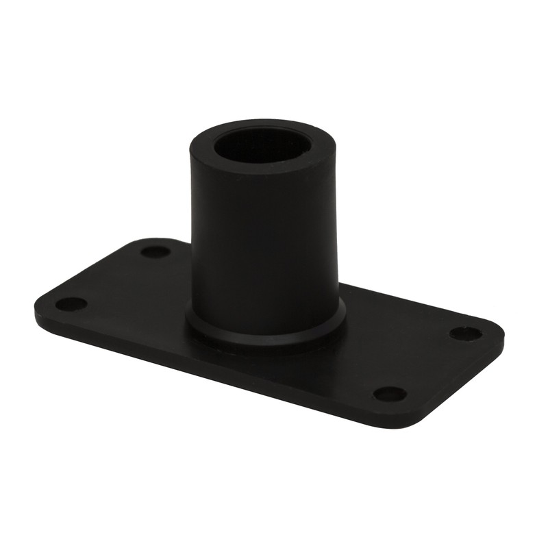 Wise 6015 Single Flush Mount for Wise Rod Tender, Black