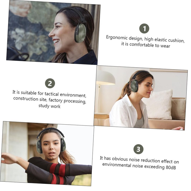 Gadpiparty Outdoor Noise Reduction Headset for Shooters Collapsible Ear Protection