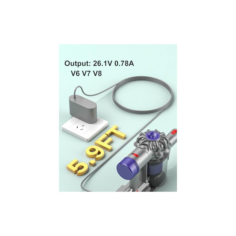 26.1V Replacement for Dyson Charger Compatible with Dyson V6 V7