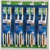Equate Orbit Brilliant White Optimum Soft Bristle Toothbrush, 4 Pack
