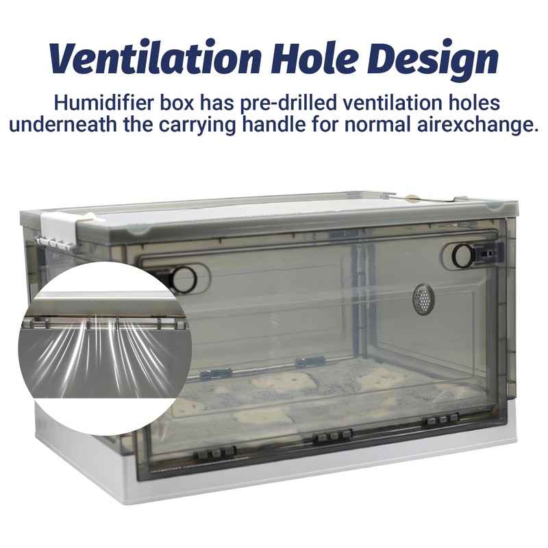 REDDOUDOU Pet Oxygen Chamber, Pet Incubator, Small Animal Humidifier Box,