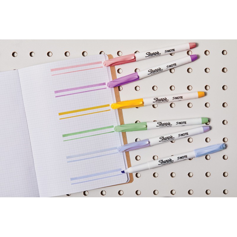 Sharpie S-Note Creative Art Markers Highlighters | For Colouring, Drawing,