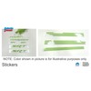 Powered by SRT Engine Cover Overlay Decals for Challenger and