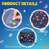 GlamSpark 48 Sheets Space Stickers for Kids – Back to