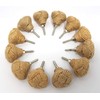 Lot of 12 Monkey Fist Jute Rope Shelves Drawer Knobs