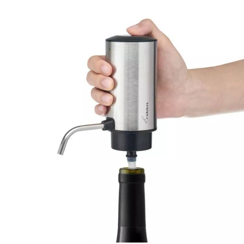 Rabbit 5-piece Wine Tool Set with Electric Corkscrew and Aerator