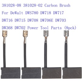 381028-08 381028-02 Carbon Brush For DeWalt DWS780 DW718 DW717 DW716 DW715 DW708 DW706E DW703 DW368 DW702 Power Tool Parts (8pck)