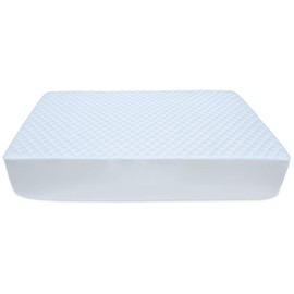 BlueSnail Super Soft Stretchy Fitted Crib Bed Sheet for Standard Crib and Toddler Mattress (White)