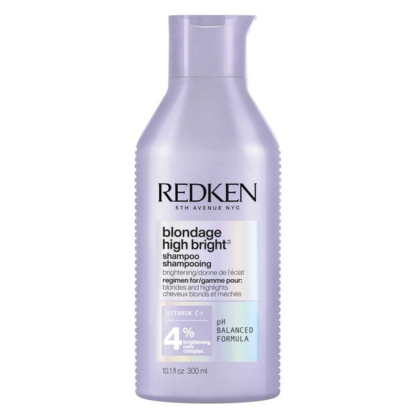Redken Shampoo Blondage High Bright para cabello rubio, da brillo e ilumina 300ML