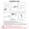 Motion Sensor Outdoor Lights 2-Head Wall Light with Infrared Induction