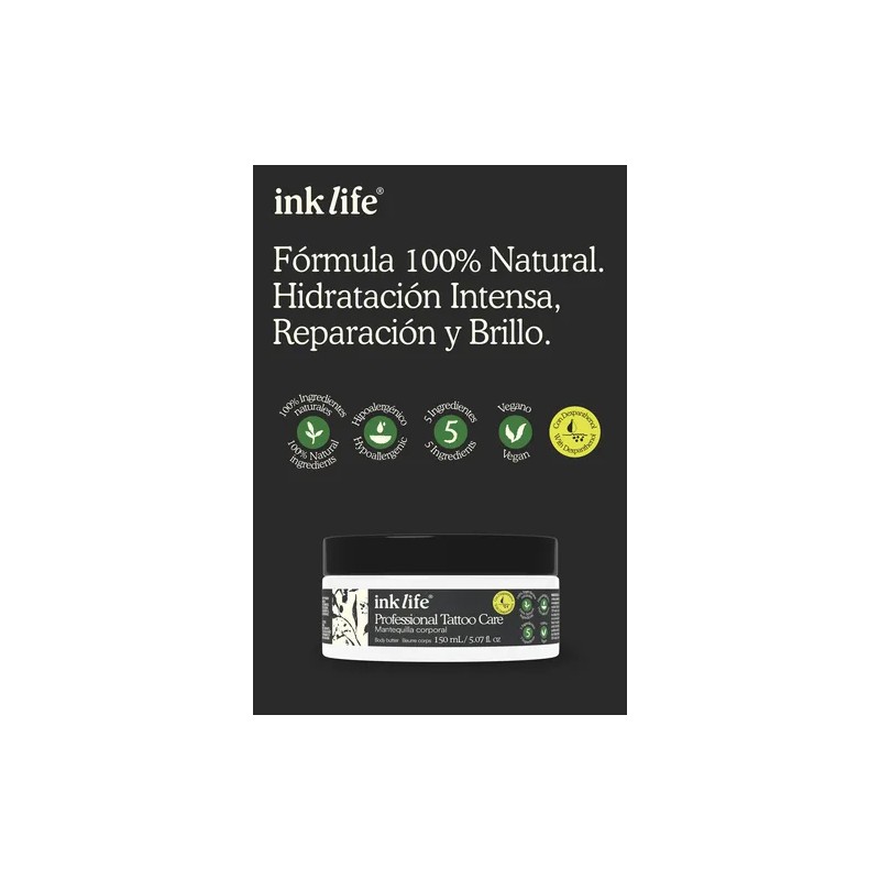 II.nk Life Mantequilla Corporal Profesional Para Tatuaje 150ml