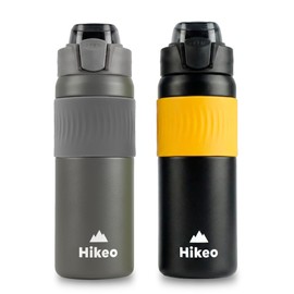 Hikeo Termos para Agua Café y Té 2 Pzas 580 ml Acero Inoxidable Doble Pared