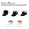 Gorra Con Visera Para Personas, Pelo Corto, Divertida, Peluc