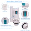White 18cm Height Water Tank Split Dual Flush Fill Toilet