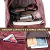 Everfunny Women Backpack Waterproof Anti-theft Lightweight PU Fashion Leather Shoulder