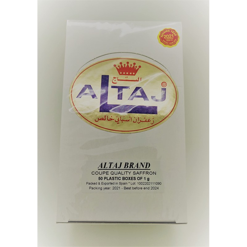 Coupe Quality Saffron Strands 50 Pack of 1g