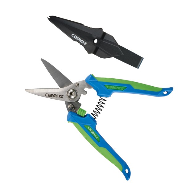 CEERAYZ 185mm Scissors All Purpose Heavy Duty, Garden Shears, Scissors